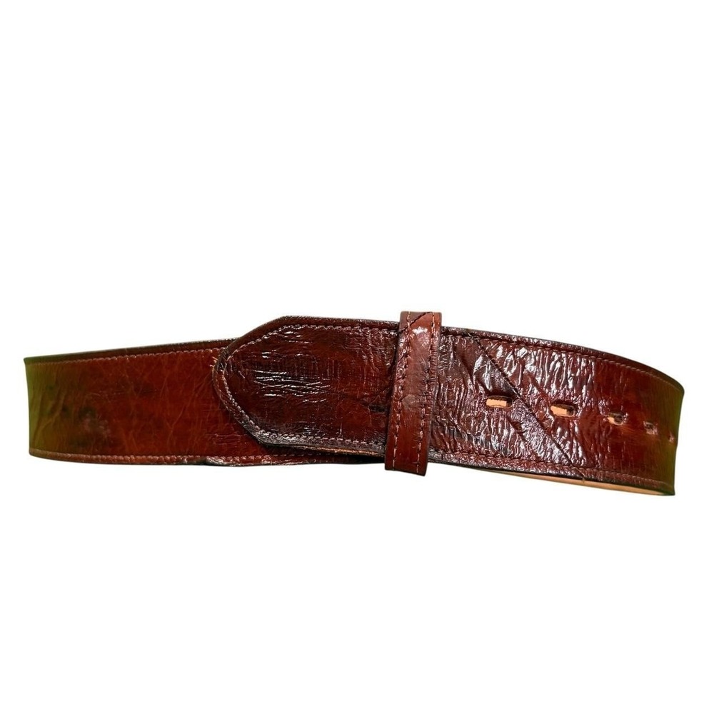 Justin Genuine Eel 230C Leather Belt Men's Size 28 Western